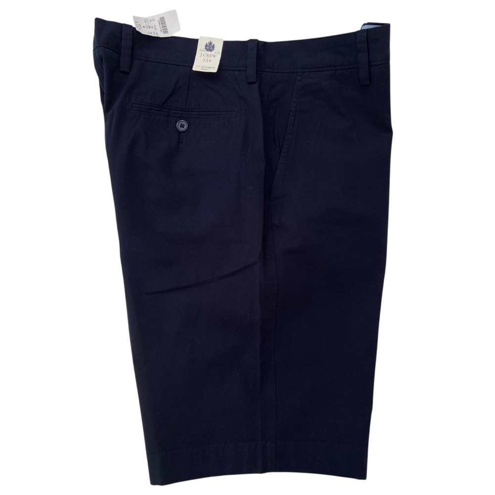 NWT Men J.Crew Factory Revington bermudas shorts 11’´ Navy Blue 100% cotton 33